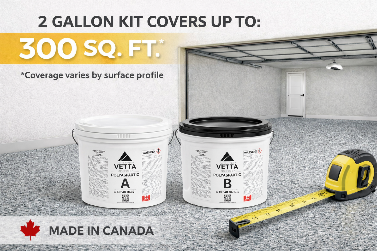 VETTA-300 – 2 Gal. Polyaspartic Kit