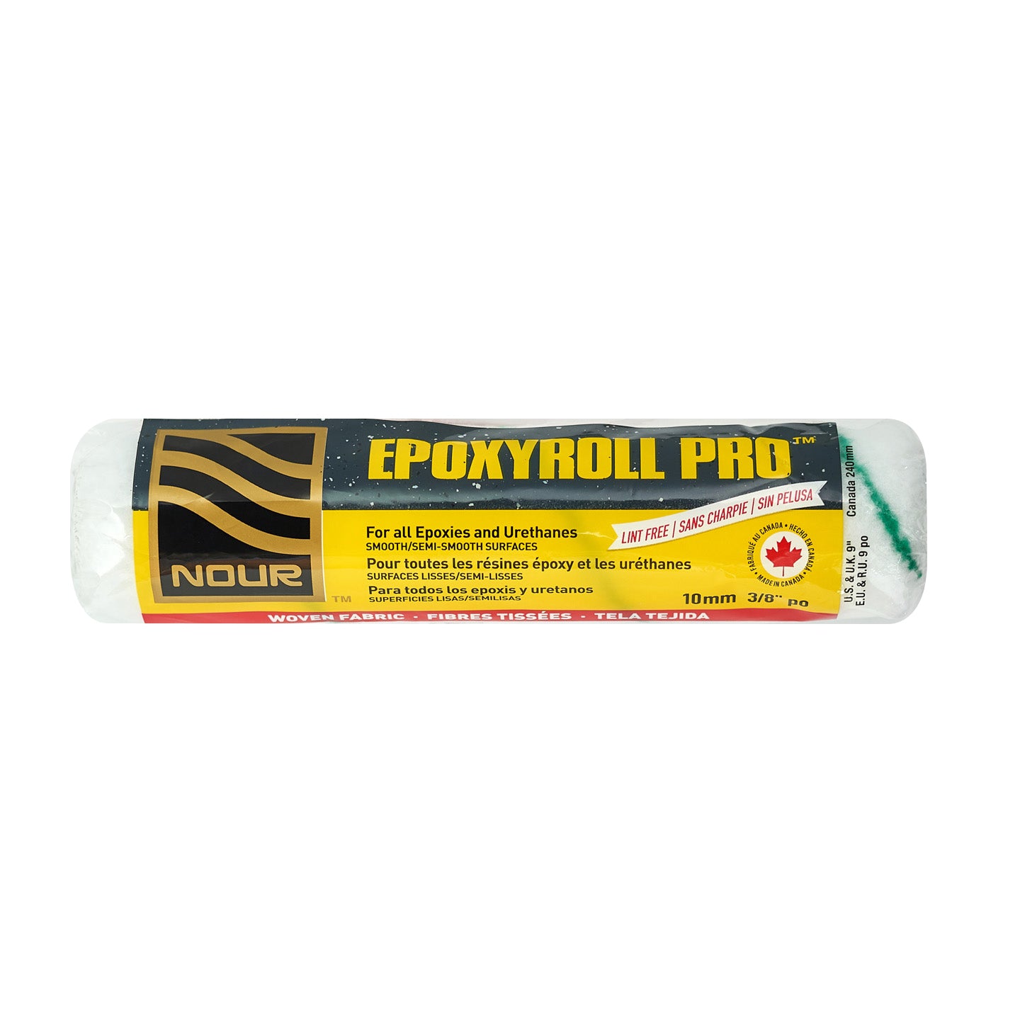 Nour Epoxyroll PRO 9'' x 10mm Woven Lint Free Roller Refill (10-Pack)